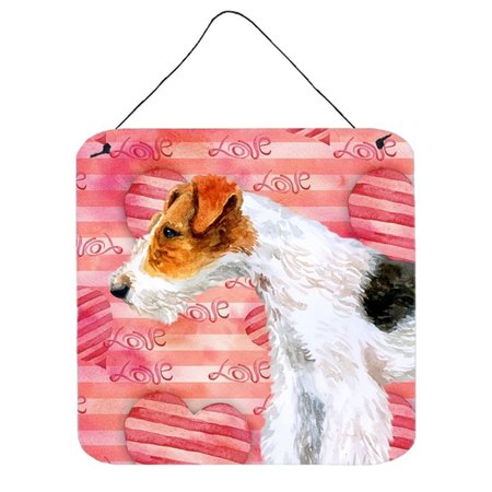 MICASA Fox Terrier Love Wall or Door Hanging Prints MI238322